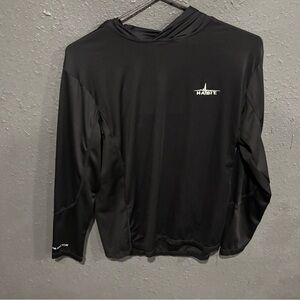Habitat Men's Black Rash Guard